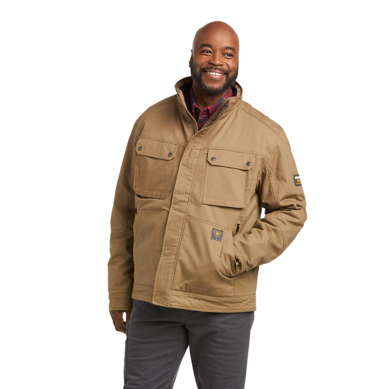 Ariat Jacke Herren - Rebar Maxmove 2.0 Cordura Water Resistant Insulated Khaki ( EMHBZ-8620 )